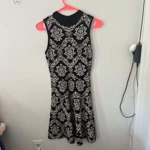 Xhilaration black and white dress